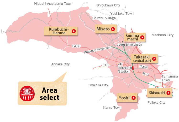 Choose from the area
